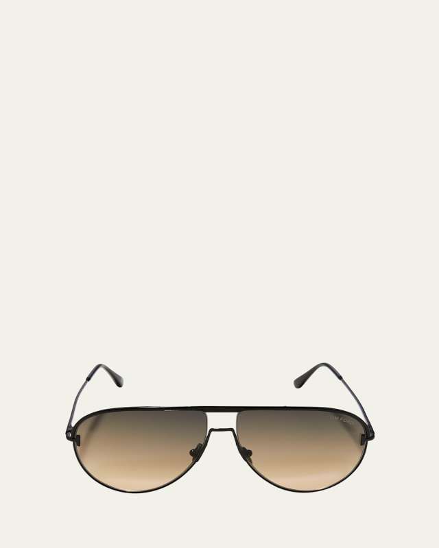 Theo Metal Aviator Sunglasses